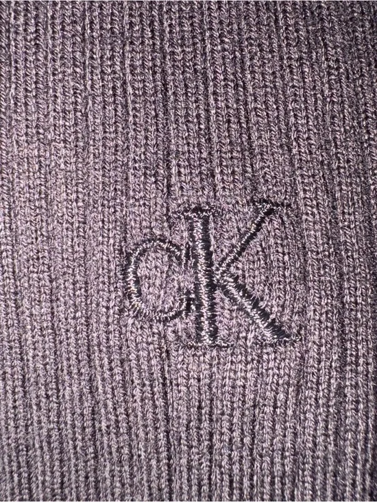 Calvin Klein Jeans - Black Ribbed Short Sleeve Polo NWT - Picture 7 of 9